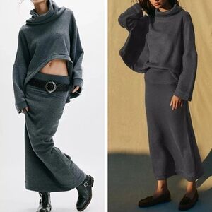 NWT - Free People Free-est - Milley Reversible Top in Grey